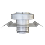 Round Back Roof Jack for SM-Rib Panel | 4" Diameter | 2" Tall Collar | Metal Roof