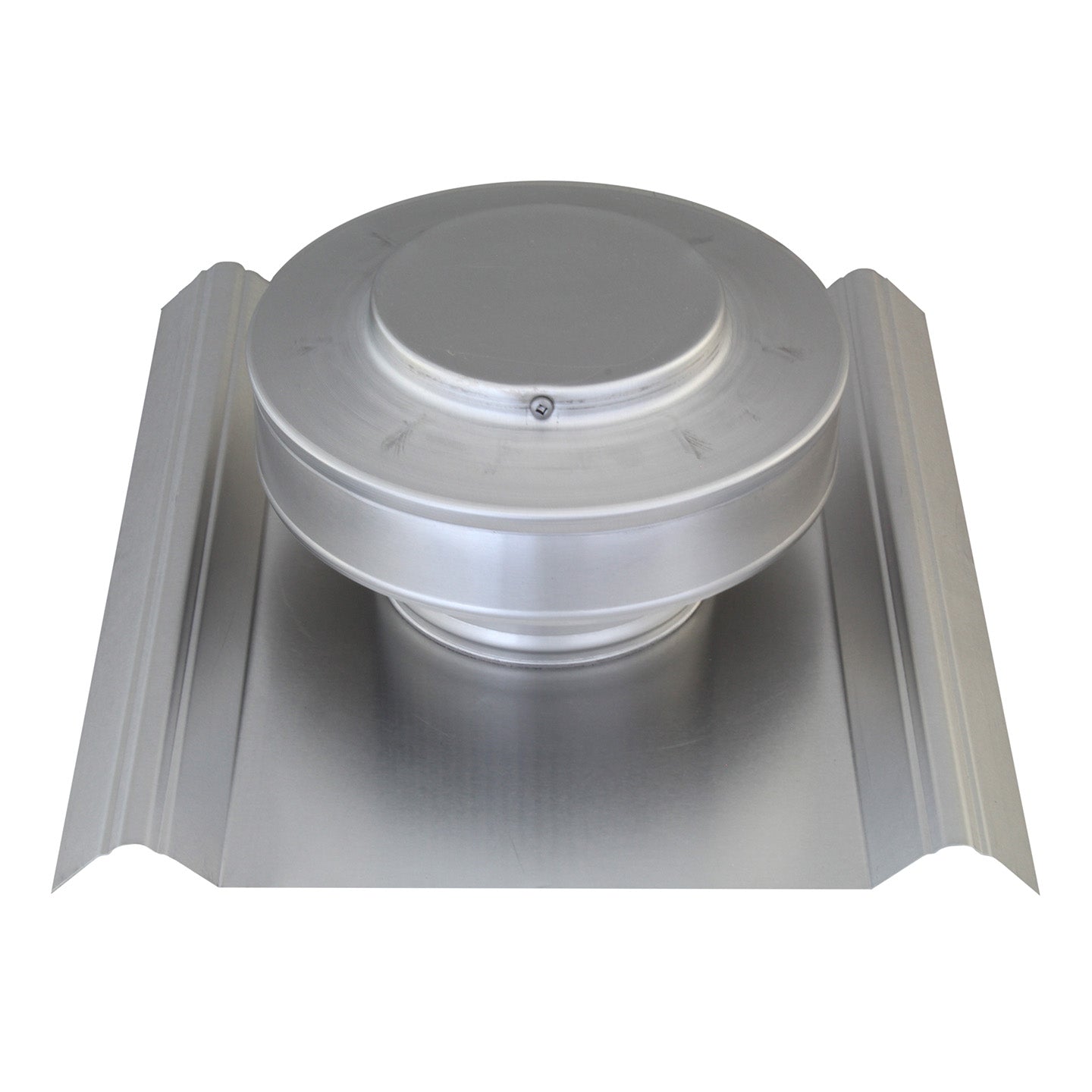 Round Back Roof Vent for SM-Rib Panel | 4" Diameter | 2" Tall Collar | Metal Roof | 12 Sq. In. NFA