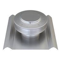 Round Back Roof Vent for SM-Rib Panel | 4" Diameter | 2" Tall Collar | Metal Roof | 12 Sq. In. NFA