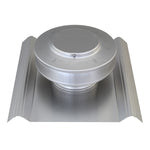 Round Back Roof Vent for SM-Rib Panel | 4" Diameter | 2" Tall Collar | Metal Roof | 12 Sq. In. NFA