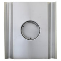 Round Back Roof Vent for SM-Rib Panel | 4" Diameter | 2" Tall Collar | Metal Roof | 12 Sq. In. NFA