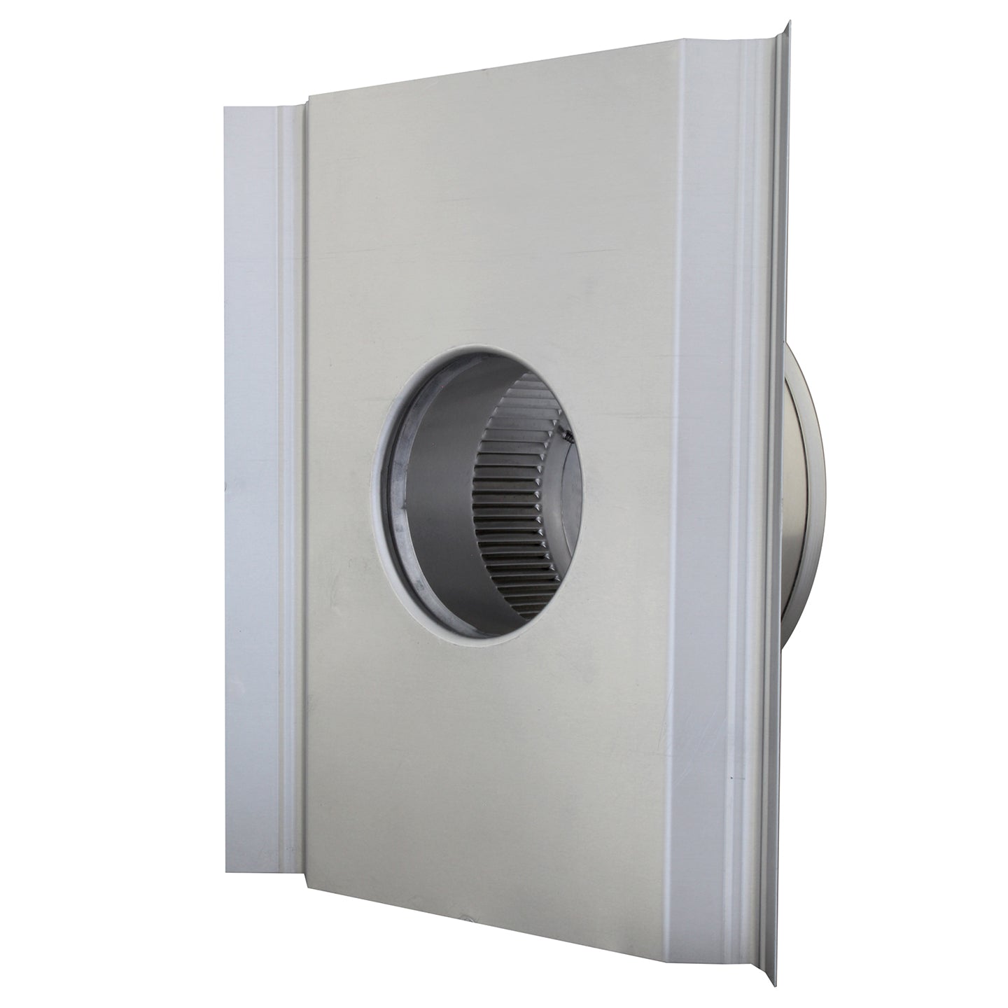 Round Back Roof Vent for SM-Rib Panel | 4" Diameter | 2" Tall Collar | Metal Roof | 12 Sq. In. NFA