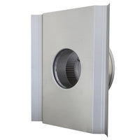 Round Back Roof Vent for SM-Rib Panel | 4" Diameter | 2" Tall Collar | Metal Roof | 12 Sq. In. NFA