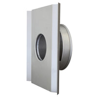 Round Back Roof Vent for SM-Rib Panel | 4" Diameter | 2" Tall Collar | Metal Roof | 12 Sq. In. NFA