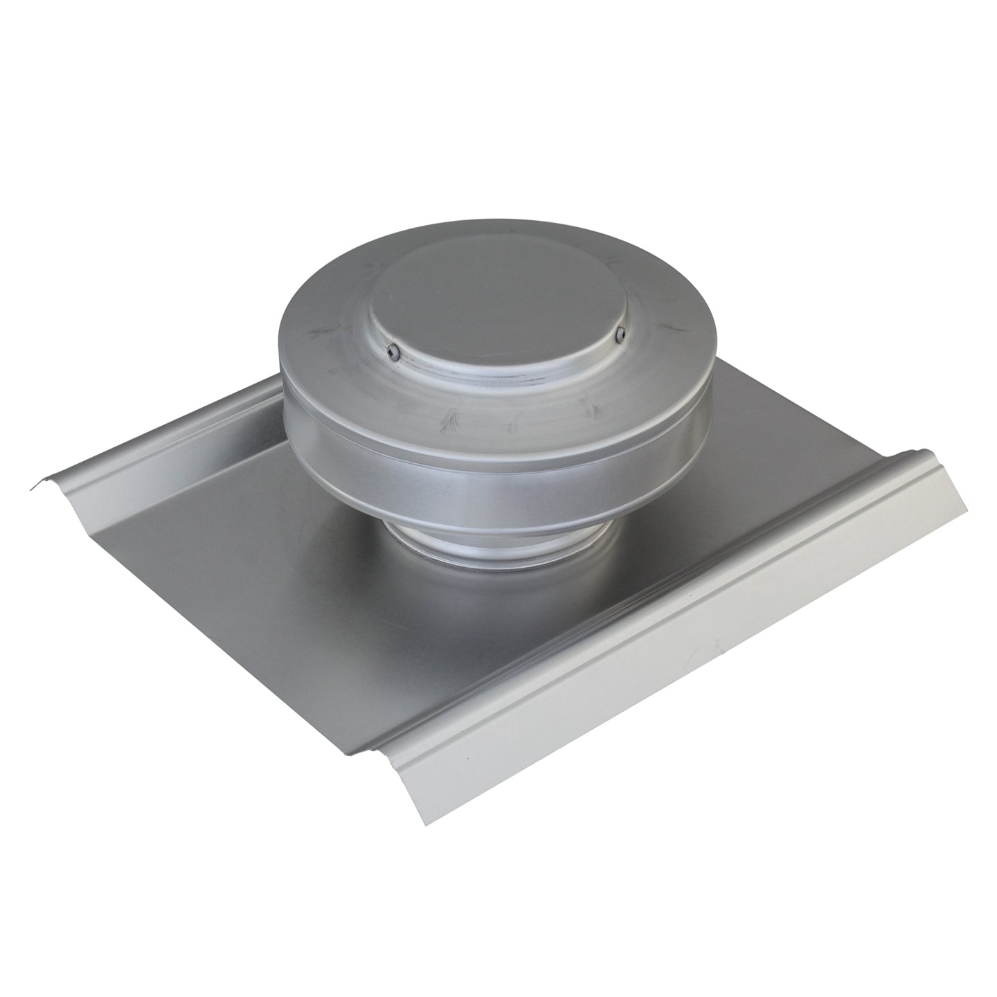 Round Back Roof Vent for SM-Rib Panel | 4" Diameter | 2" Tall Collar | Metal Roof | 12 Sq. In. NFA