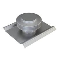 Round Back Roof Vent for SM-Rib Panel | 4" Diameter | 2" Tall Collar | Metal Roof | 12 Sq. In. NFA