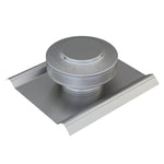 Round Back Roof Vent for SM-Rib Panel | 4" Diameter | 2" Tall Collar | Metal Roof | 12 Sq. In. NFA