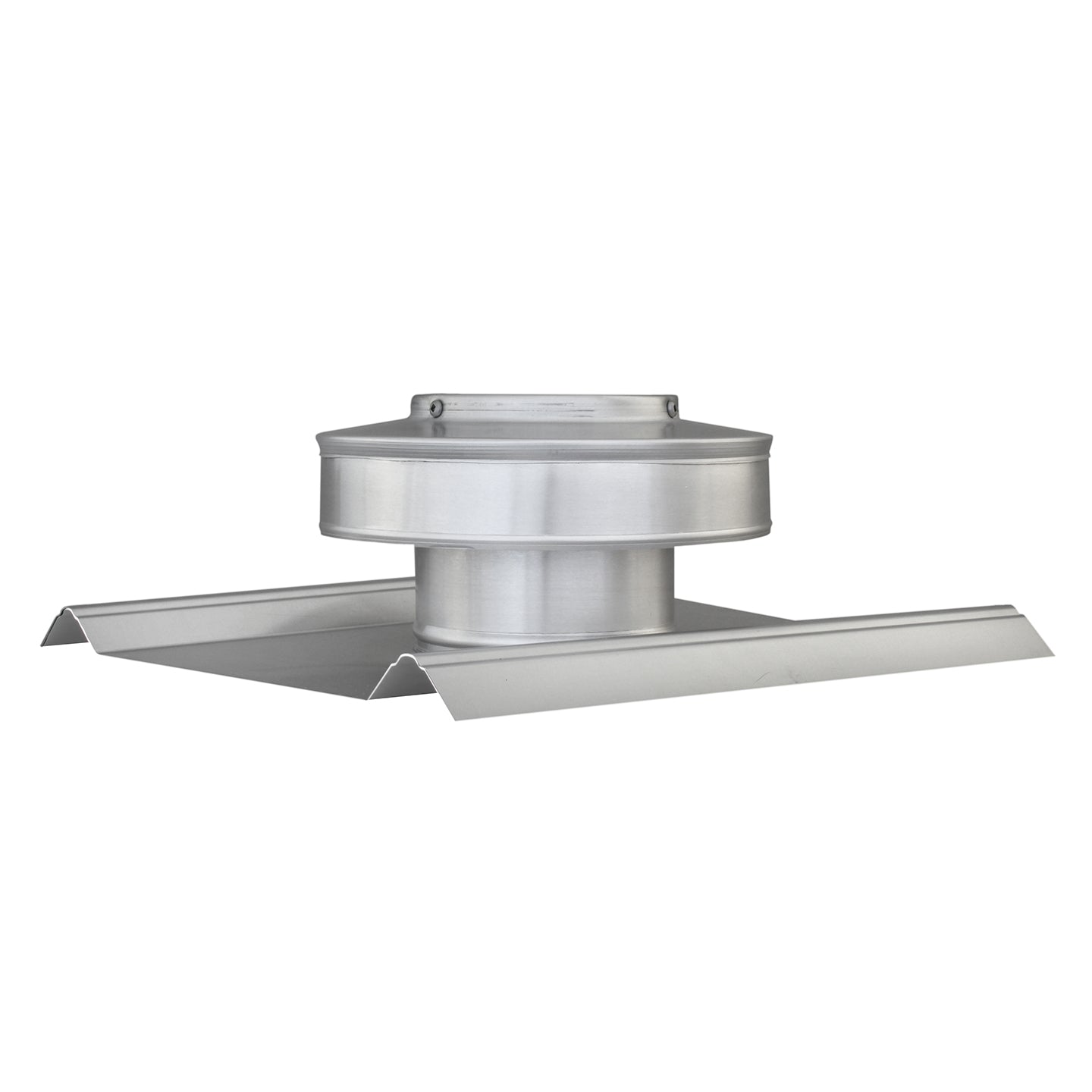 Round Back Roof Vent for SM-Rib Panel | 4" Diameter | 2" Tall Collar | Metal Roof | 12 Sq. In. NFA
