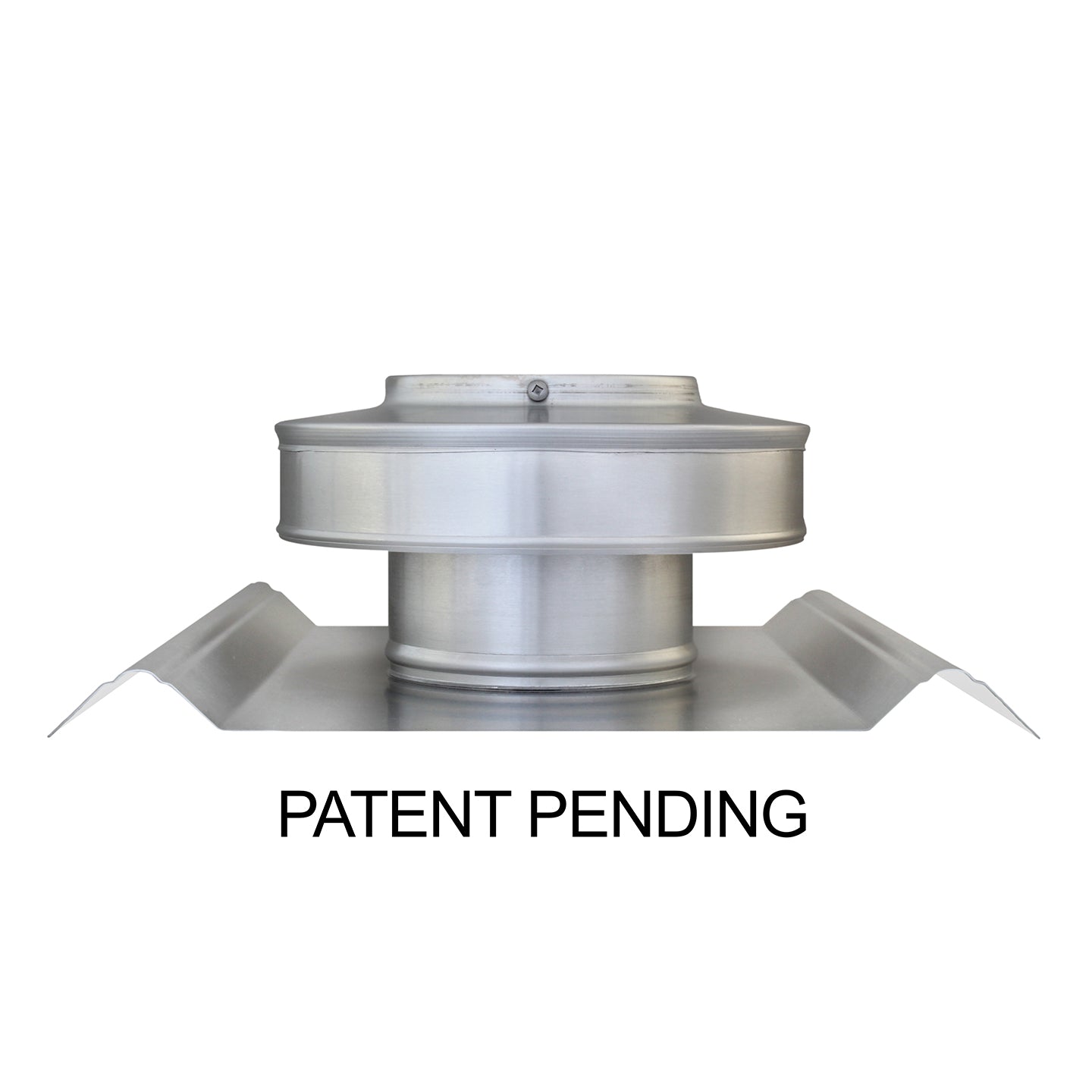 Round Back Roof Vent for SM-Rib Panel | 4" Diameter | 2" Tall Collar | Metal Roof | 12 Sq. In. NFA
