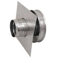 Model RBV - 4 - C2 - TP | Round Back Vent | 4" Diameter | 2" Tall Collar | Tail Pipe - Active Ventilation Products