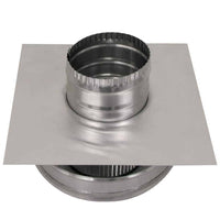 Model RBV - 4 - C2 - TP | Round Back Vent | 4" Diameter | 2" Tall Collar | Tail Pipe - Active Ventilation Products