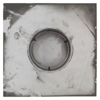 Static Vents - Round Back Roof Vent | 4" Diameter | 2" Tall Collar | Flat Flange | 12 Sq. In. NFA