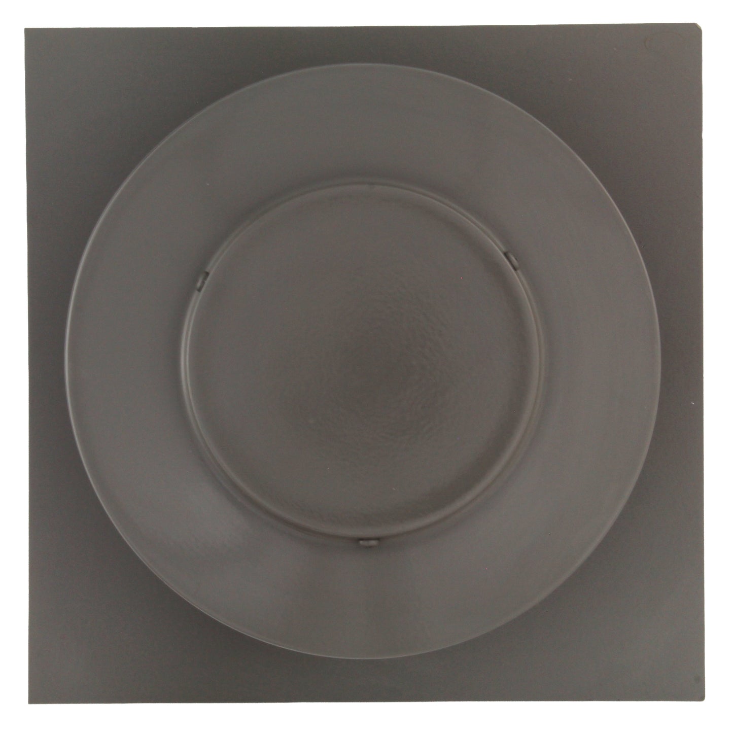 Static Vents - Round Back Roof Vent | 4" Diameter | 2" Tall Collar | Flat Flange | 12 Sq. In. NFA
