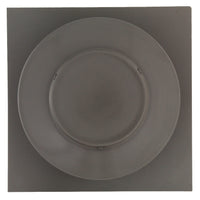 Static Vents - Round Back Roof Vent | 4" Diameter | 2" Tall Collar | Flat Flange | 12 Sq. In. NFA