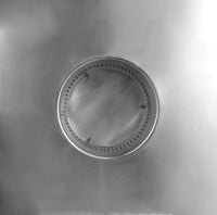 Static Vent - Round Back Roof Vent | 4" Diameter | 2" Tall Collar | Flat Flange | 12 Sq. In. NFA - Active Ventilation Products