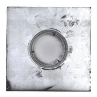 Static Vents - Round Back Roof Vent | 4" Diameter | 4" Tall Collar | Flat Flange | 12 Sq. In. NFA