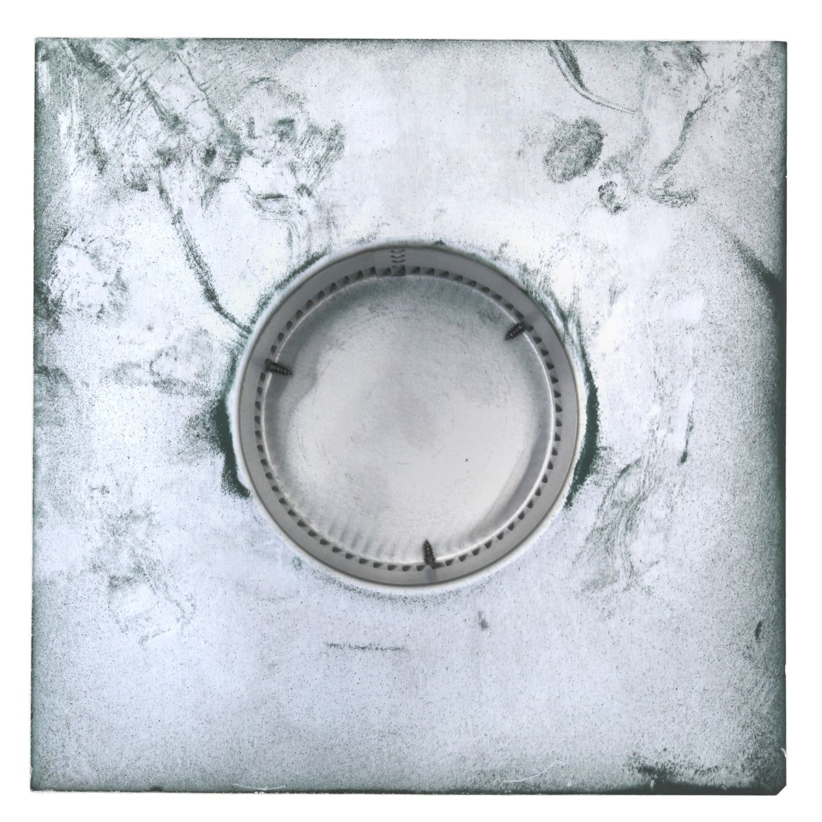 Static Vents - Round Back Roof Vent | 4" Diameter | 4" Tall Collar | Flat Flange | 12 Sq. In. NFA