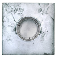 Static Vents - Round Back Roof Vent | 4" Diameter | 4" Tall Collar | Flat Flange | 12 Sq. In. NFA