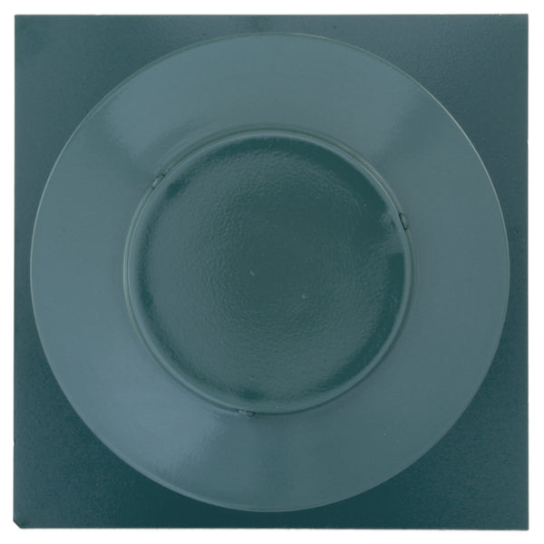 Static Vents - Round Back Roof Vent | 4" Diameter | 4" Tall Collar | Flat Flange | 12 Sq. In. NFA | Top View