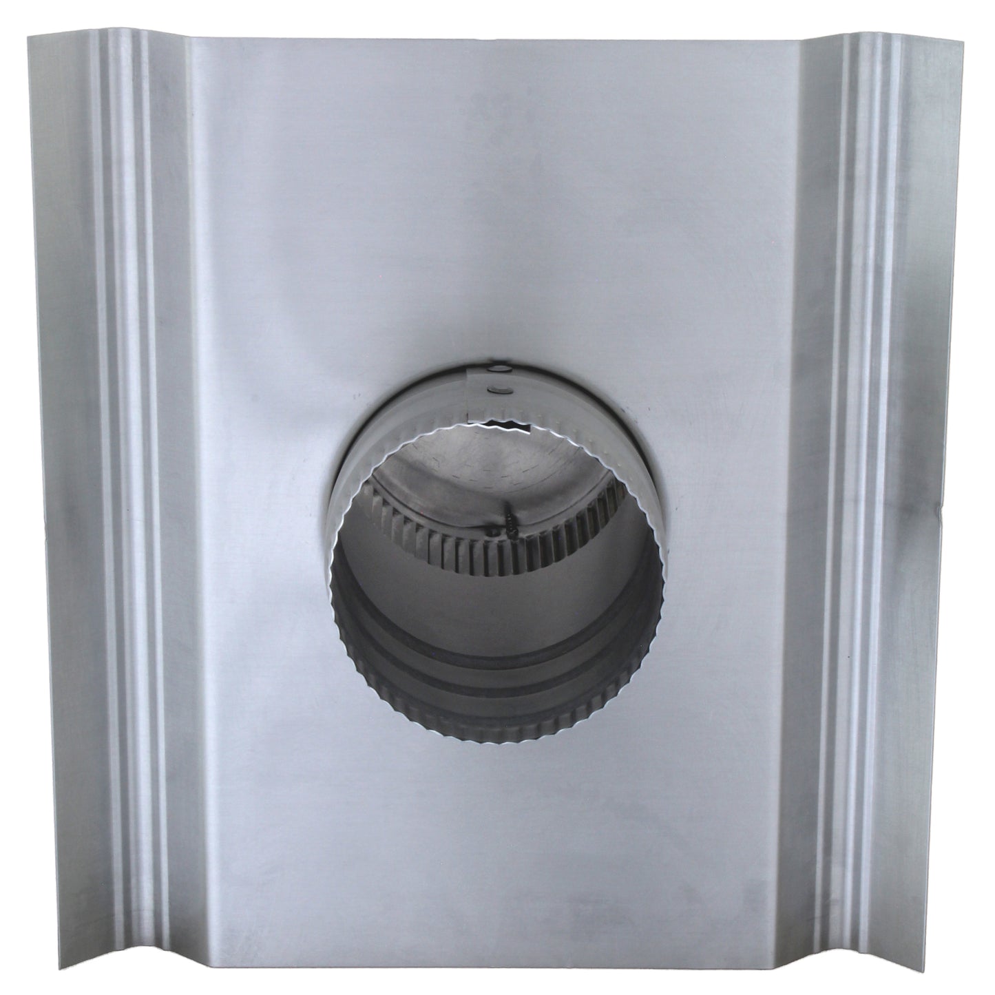 Round Back Roof Jack for SM-Rib Panel | 4" Diameter | 4" Tall Collar | Metal Roof