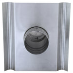 Round Back Roof Jack for SM-Rib Panel | 4" Diameter | 4" Tall Collar | Metal Roof