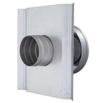 Round Back Roof Jack for SM-Rib Panel | 4" Diameter | 4" Tall Collar | Metal Roof