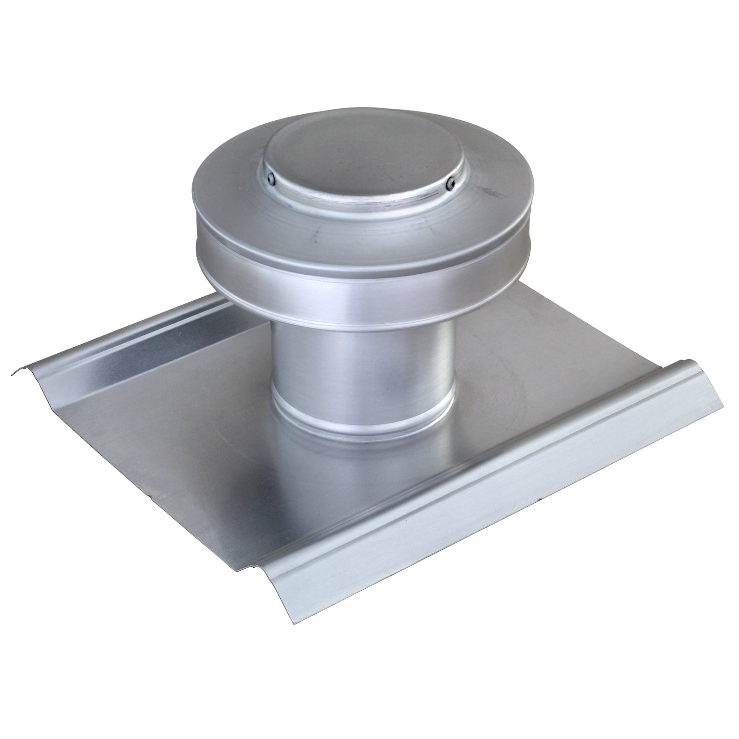 Round Back Roof Vent for SM-Rib Panel | 4" Diameter | 4" Collar | Round Back Roof Vent for Metal Roofs | 12 Sq. In. NFA