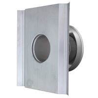 Round Back Roof Vent for SM-Rib Panel | 4" Diameter | 4" Collar | Round Back Roof Vent for Metal Roofs | 12 Sq. In. NFA