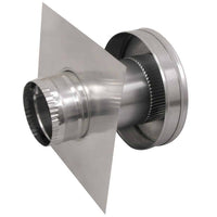 Model RBV - 4 - C4 - TP | Round Back Vent | 4" Diameter | 4" Tall Collar | Tail Pipe - Active Ventilation Products