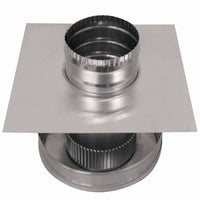 Model RBV - 4 - C4 - TP | Round Back Vent | 4" Diameter | 4" Tall Collar | Tail Pipe - Active Ventilation Products