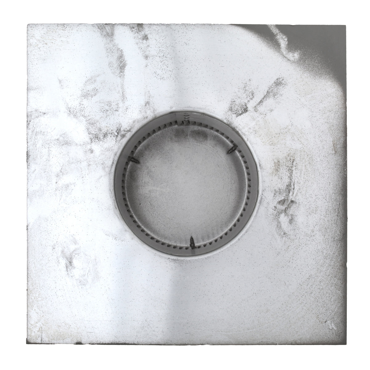 Static Vents - Round Back Roof Vent | 4" Diameter | 4" Tall Collar | Flat Flange | 12 Sq. In. NFA