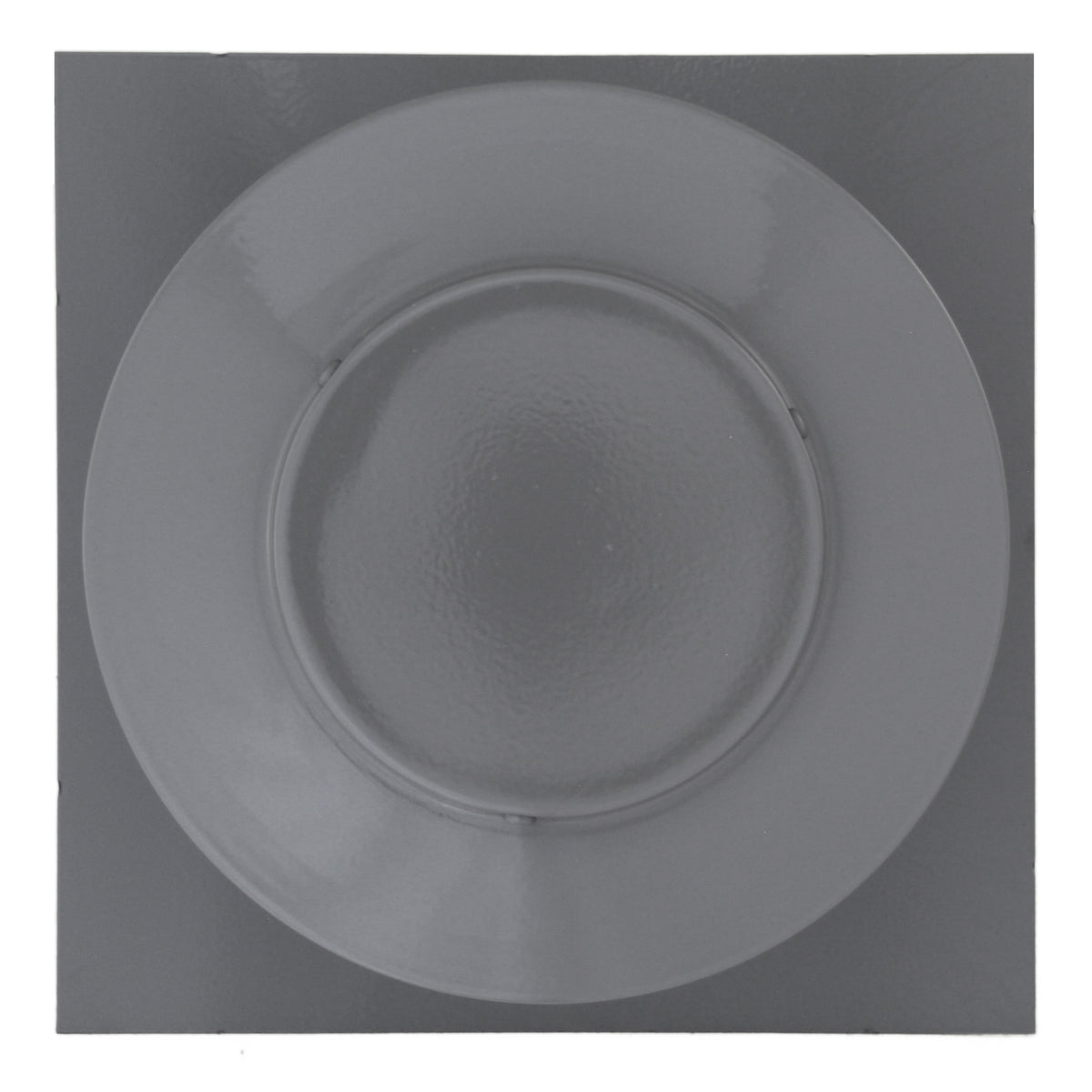 Static Vents - Round Back Roof Vent | 4" Diameter | 4" Tall Collar | Flat Flange | 12 Sq. In. NFA
