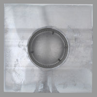 Static Vents - Round Back Roof Vent | 4" Diameter | 4" Tall Collar | Flat Flange | 12 Sq. In. NFA