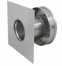 Static Vent - Round Back Roof Vent | 4" Diameter | 4" Tall Collar | Flat Flange | 12 Sq. In. NFA - Active Ventilation Products