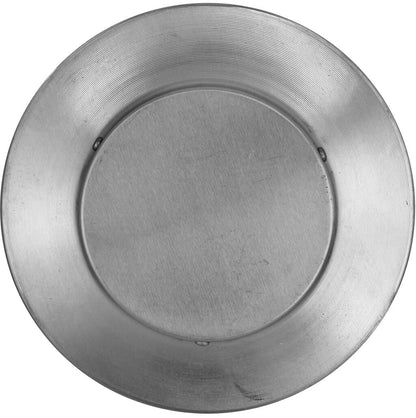 Model RBV-4-C2 | Round Back Roof Vent | 4" Diameter | 2" Tall Collar | Flat Flange | 12 Sq. In. NFA