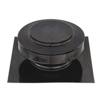 Static Vents - Round Back Roof Vent | 5" Diameter | 2" Tall Collar | Flat Flange | 19 Sq. In. NFA