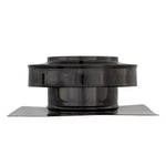 Static Vents - Round Back Roof Vent | 5" Diameter | 2" Tall Collar | Flat Flange | 19 Sq. In. NFA