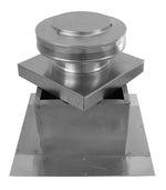 Model RBV-5-C2-CMF-TP | Round Back Vent  |  5" Diameter | " 2" Tall Collar  | Curb Mount Flange  |  Tail Pipe