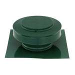 Static Vents - Round Back Roof Vent | 5" Diameter | 2" Tall Collar | Flat Flange | 19 Sq. In. NFA