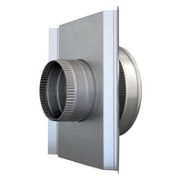 Round Back Roof Jack for SM-Rib Panel | 5" Diameter | 2" Tall Collar | Metal Roof