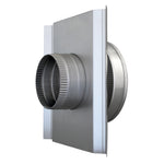 Round Back Roof Jack for SM-Rib Panel | 5" Diameter | 2" Tall Collar | Metal Roof
