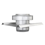 Round Back Roof Jack for SM-Rib Panel | 5" Diameter | 2" Tall Collar | Metal Roof