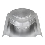 Round Back Roof Vent for SM-Rib Panel | 5" Diameter | 2" Tall Collar | Metal Roof | 19 Sq. In. NFA