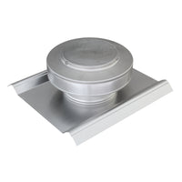 Round Back Roof Vent for SM-Rib Panel | 5" Diameter | 2" Tall Collar | Metal Roof | 19 Sq. In. NFA