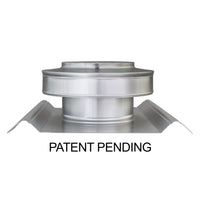 Round Back Roof Vent for SM-Rib Panel | 5" Diameter | 2" Tall Collar | Metal Roof | 19 Sq. In. NFA