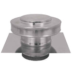 Model RBV - 5 - C2 - TP | Round Back Vent | 5" Diameter | 2" Tall Collar | Tail Pipe - Active Ventilation Products