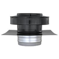 Model RBV-5-C2-TP | Round Back Vent |  5" Diameter | 2" Tall Collar  | Tail Pipe