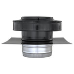 Model RBV-5-C2-TP | Round Back Vent |  5" Diameter | 2" Tall Collar  | Tail Pipe