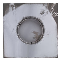 Static Vents - Round Back Roof Vent | 5" Diameter | 2" Tall Collar | Flat Flange | 19 Sq. In. NFA