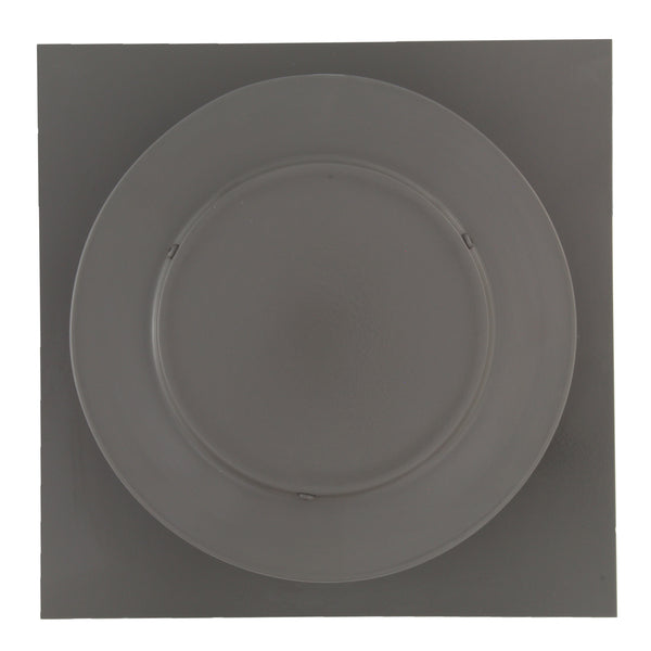 Static Vents - Round Back Roof Vent | 5" Diameter | 2" Tall Collar | Flat Flange | 19 Sq. In. NFA | Top View